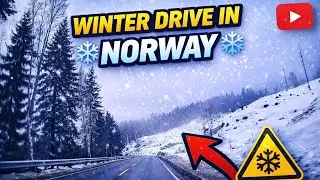 Calm Winter Drive to Sørumsand ❄️ | POV 4K