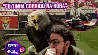 BELTRÃO FICA MARAVILHADO E ASSUSTADO COM VÍDEO DE QUEZADA NO ESTÁDIO DA LUZ | CORTES TNT SPORTS