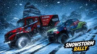 4X4 Off Road Racing Game Snowstorm Desert Rally Dakar ⛄