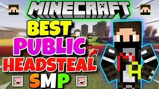💀Join Best Public HeadSteal Smp Server For Minecraft🎈| Java/Pe/Pojav | 24/7 Online