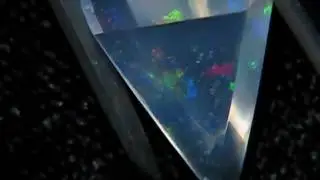 Ethiopain Triangle faceted Crystal nodule