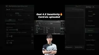 OSAL 4.2 Sensitivity 🔥 Best No Recoil Settings | BGMI/PUBG MOBILE