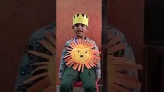My Favourite Animal Lion | Show And Tell Competition | Few Lines On My Favourite Animal By Addvik