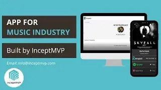 An app for music industry built in bubble.io | InceptMVP