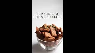 Keto Herbs & Cheese Crackers [KETO ASMR SERIES] 6