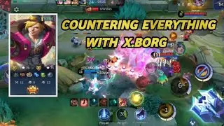 Full Gameplay X.borg Jungle ! #hyperxborg  #mobilelegends 