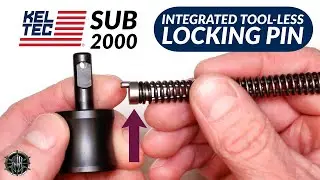 KEL-TEC SUB-2000 Integrated Tool-Less Locking Pin for Aftermarket Charging Handles &ndash; UPDATE