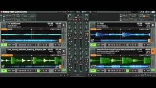 mix senza cuffie di musica anni 80 con traktor