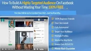 How To Build A Highly Tergeted Audience On Facebook 100% FREE!Audience Toolkit Review