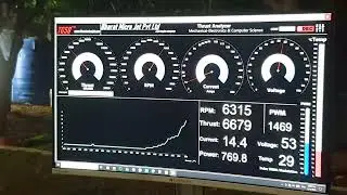 Thrust Stand for X9+ Motor along with DAQ software. NABL calibrated. Drone Lab equipment.