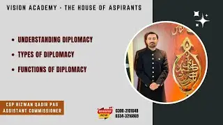 Understanding Diplomacy and Its Types and Functions (CSS/PMS)