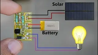 how to make small solar charger controller at home