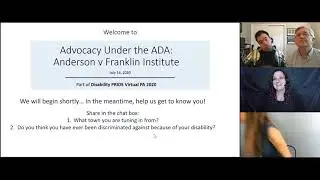Advocacy under the ADA: Michael Anderson vs Franklin Institute