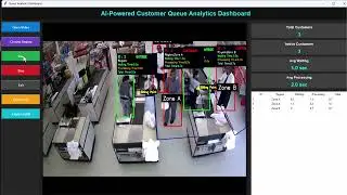 🚀AI-Powered Customer Waiting & Processing Time Analytics System Using CV, DL& Real-Time Tracking