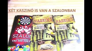 7OOO Ft-&eacute;rt 2 Kaszin&oacute; + Szalon Kapar&aacute;s