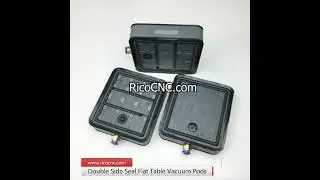 Double Side Seal Flat Table Vacuum Pods 146x132x32mm for Spoil Board