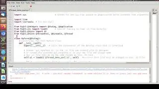 CSC-121, Graphical Python Programming, Creating and Running Threads using Qt's QThreadPool