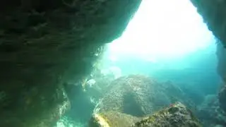 Underwater cave Bonassola