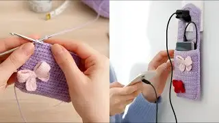 Great Idea! How to Make a Crochet Phone Bag? | Step-by-Step DIY Tutorial
