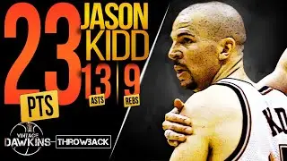 Jason Kidd Full Highlights In 2002 ECSF Game 5 vs Hornets | 23 Pts, 13 Asts, 7 Rebs | VintageDawkins