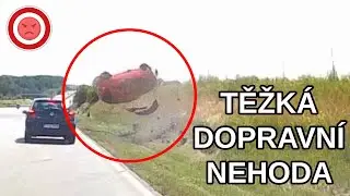 Těžk&aacute; dopravn&iacute; nehoda, br&aacute;něn&iacute; v předj&iacute;žděn&iacute; a fanou&scaron;ek v př&iacute;kopě - Perly ze silnic #66