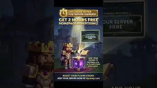 Boost Your #hytale Player Count. Add your #hytaleserver now at Hytaleip.com - Free Premium Spotlight