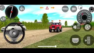 Mahindra Thar Village Road Rain Driving Gameplay Indian Cars Simulator 3D