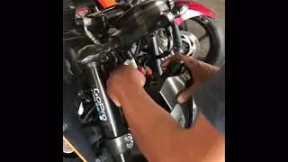 Ktm Duke 390 headlight install on my Duke 250