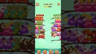 Bird Sort 2 Level 305 Solution | #birdsort #birdsortpuzzle #birdsortcolorpuzzle #birdsortcolor