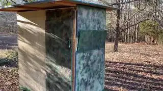 Shooting House Hunting Blind DIY Cheap