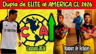 🔥🦅 BOMBA! Dupla de Elite al AMERICA En el CLUASURA 2026! Jimenez y Adama Traoré! Nuevos REFUERZOS