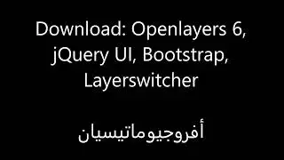 WEBMAPPING #3 : DOWNLOAD Openlayers6, jQuery, Bootstrap and Layerswitcher