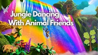 Jungle Dancing with Animal Friends(Ver.2) #animaldance #DanceWithAnimals #musicforkids #kidslearning