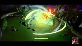 Destroy the withering tumor while using daddy zhongli's burst