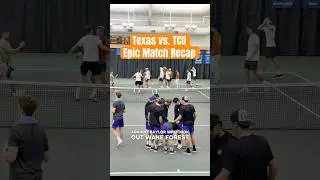 Texas vs. TCU 4-3 Epic in National Indoor 2026