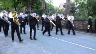 Besses Boys Band marching to 'Happy' at Whit Friday 2015