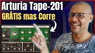 Arturia Tape-201 - Delay de fita INCR&Iacute;VEL e muito mais | GR&Aacute;TIS mas CORRE! #mixagem #masteriza&ccedil;ao