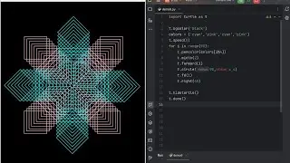 Creating a Hypnotic Spiral With Python Turtle Graphics! ✨