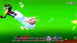 Aerial Sonic on Windy Hill Zone below Floaty Wily Castle | Melee