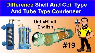 Difference Between Shell And Tube Type & Shell And Coil Type Condenser || World Hvac Technicians