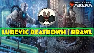 Ludevic, Necrogenius Beatdown | MTG Arena | Brawl Gameplay & Deck Tech