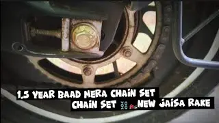 how to care bike chain set 😊