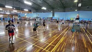 Chibi Titans vs Geelong Tigers (WD2) - Badminton Veterans 2025 (Ballarat)