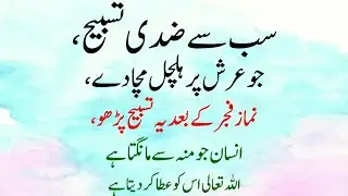 The Most Powerful & Persistent Tasbih That Shakes the Arsh | Recite After Fajr Prayer
