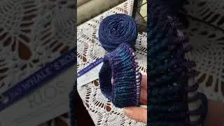 New cast on with Malabrigo&rsquo;s Whale&rsquo;s Road colourway #newcaston #alwaysknitting #knitting #newyarn