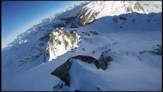 On-sight steep skiing in les 4 Vall&eacute;es