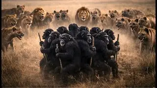 El Clan Implacable de Chimpancés que Tomó Control sobre Leones y Hienas