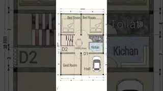 30&times;20#600sq Feet, Low Cost Best  Home Plans Ideas#homedesign, Home Plans for Small Space of village.