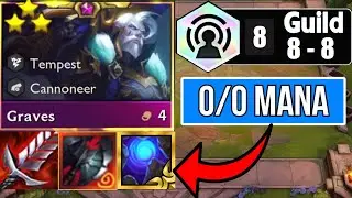 8 Guild 0 Mana 3 Star Graves with Obsidian Cleaver / TFT SET 7.5 / Dragonlands