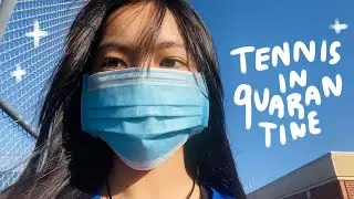 Day in my life | tennis tryouts during quarantine + preparing for finals